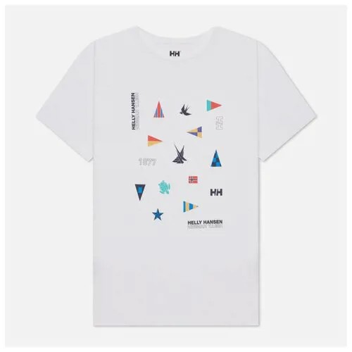 Футболка Helly Hansen, хлопок, размер M, белый