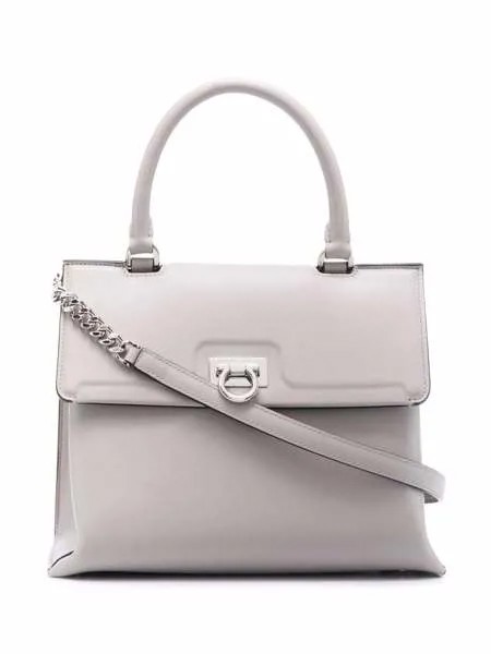 Salvatore Ferragamo маленькая сумка-тоут Trifolio с верхней ручкой