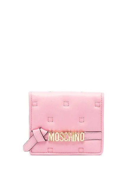 Moschino кошелек с декоративной строчкой