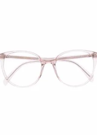 Celine Eyewear очки в прозрачной оправе с блестками