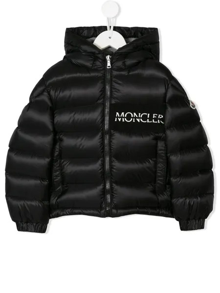 Moncler Enfant пуховик с капюшоном