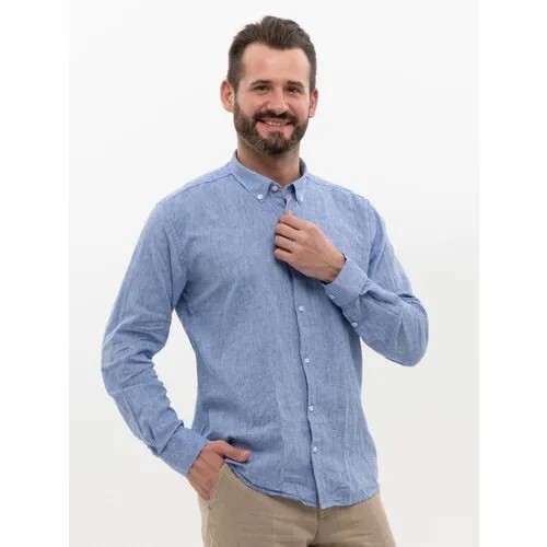 Рубашка asamclo, размер M, синий