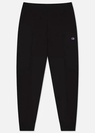 Мужские брюки Champion Reverse Weave Slim Cuff Sweat, цвет чёрный, размер S