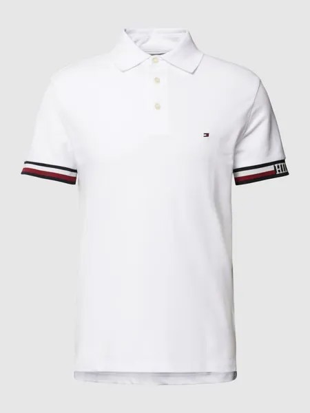 Рубашка-поло с надписью на этикетке Tommy Hilfiger, белый