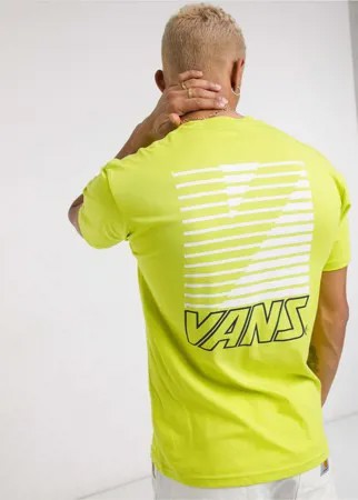 Спортивная футболка в винтажном стиле Vans-Желтый