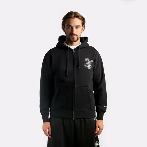 Толстовка Hard Zip Hoodie, размер 2XL, черный