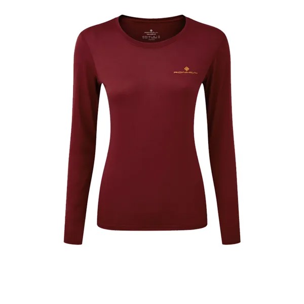 Спортивный топ RonHill Core Long Sleeve, красный