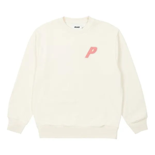 Толстовка Palace Fleece Tri-Ferg Crew 'Soft White', белый