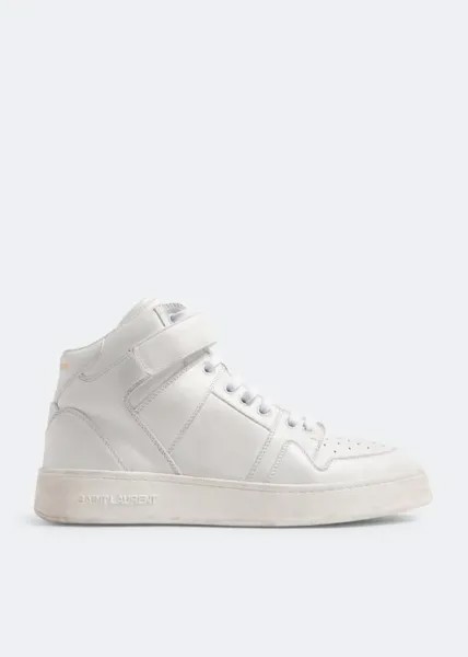 Кроссовки Saint Laurent LAX Mid-Top, белый