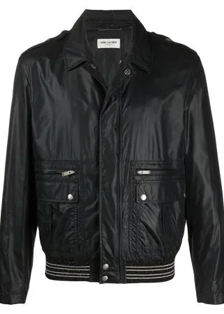 Saint Laurent бомбер с воротником