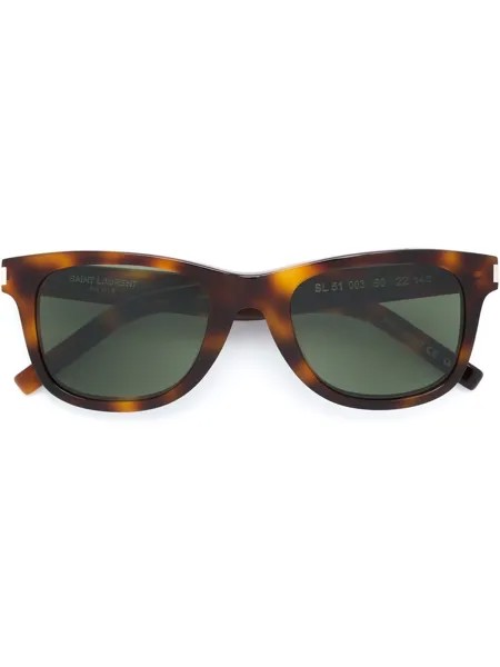 Saint Laurent Eyewear солнцезащитные очки в квадратной оправе