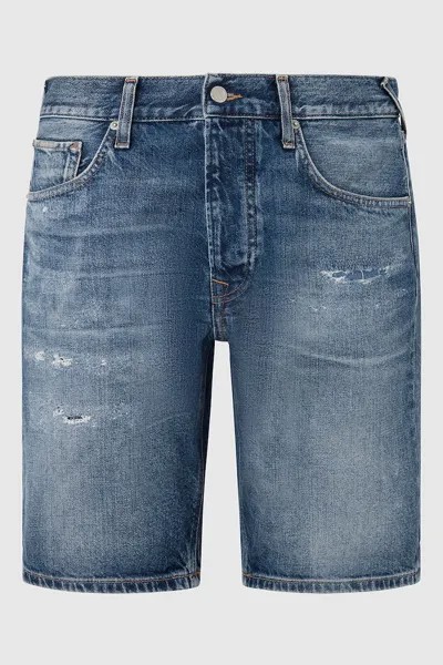 Короткие джинсы с 5 карманами Pepe Jeans London, синий