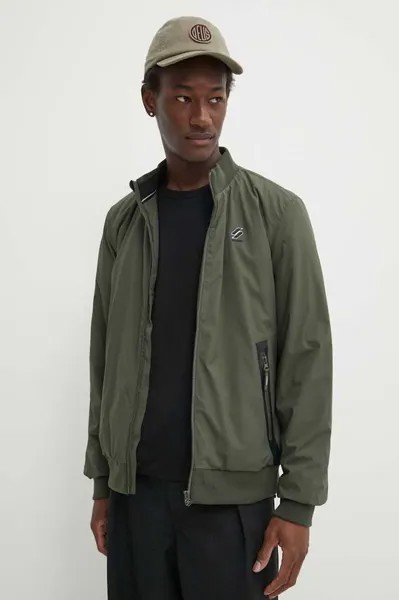 Куртка-бомбер Superdry, зеленый
