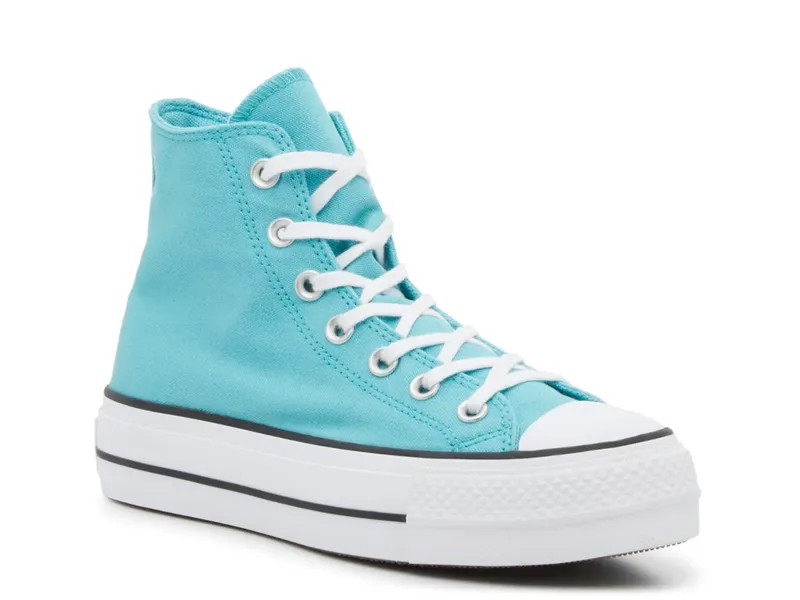 Кроссовки Chuck Taylor All Star High Top Platform Sneaker Converse, цвет oceandripaqua