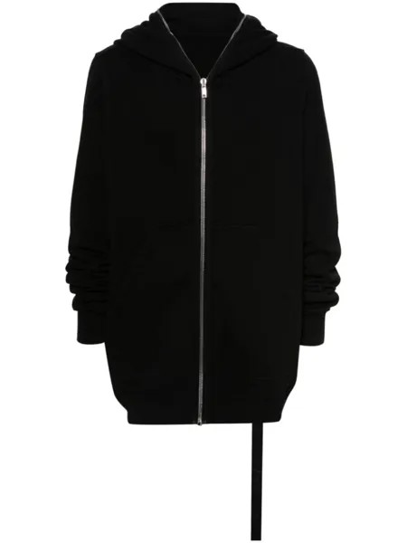 Rick Owens DRKSHDW худи Jumbo Gimp из органического хлопка на молнии, черный