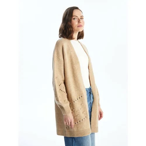 Кардиган LC Waikiki, размер S, , beige melange