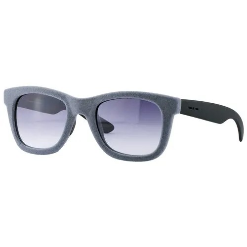 Солнцезащитные очки Italia Independent, вайфареры, оправа: пластик, градиентные, с защитой от УФ, серый