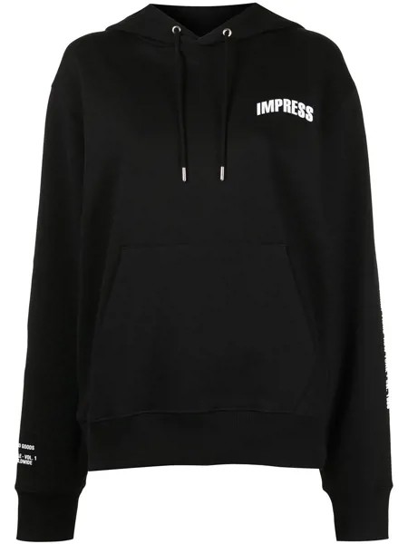 Helmut Lang худи Impress с логотипом