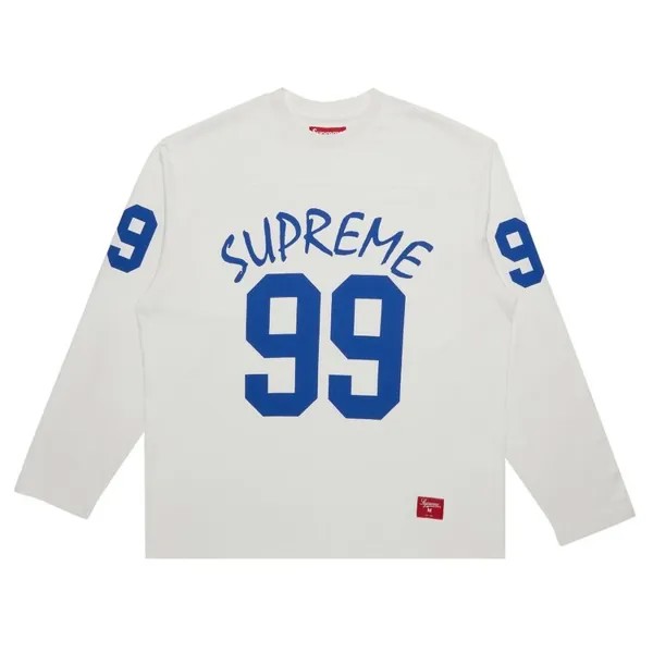 Топ Supreme 99 Long-Sleeve Football Top, белый