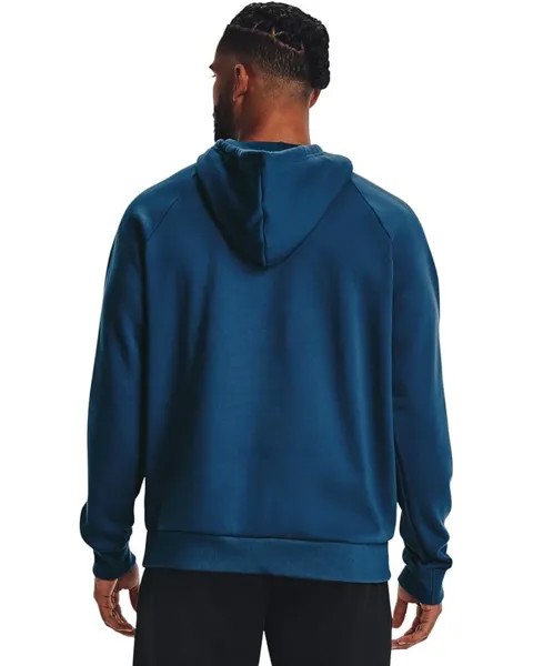 Худи Under Armour Rival Fleece Hoodie, цвет Varsity Blue/White