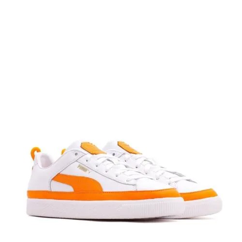 Puma Basket VTG Pronounce White Orange Новые мужские классические туфли Rare 381255-01