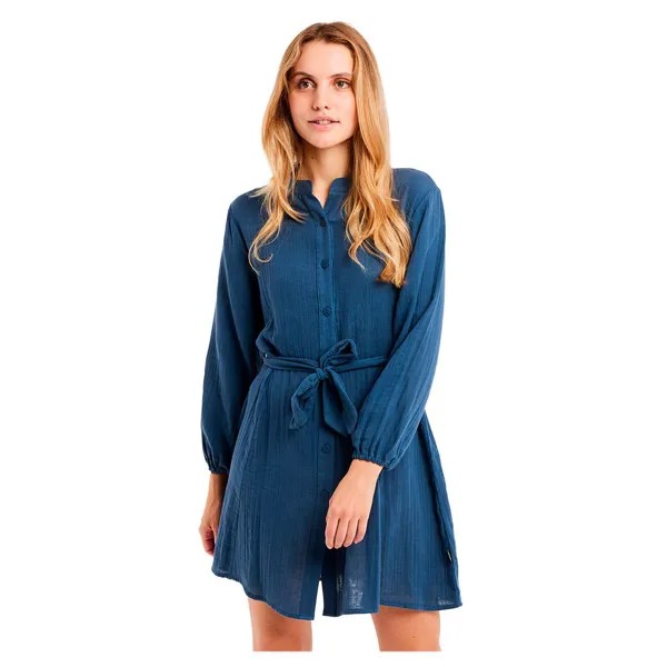 Короткое платье Protest Doria Long Sleeve, синий