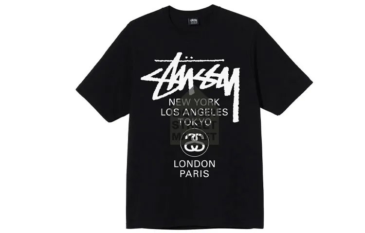 Футболка унисекс Stussy, цвет Moss