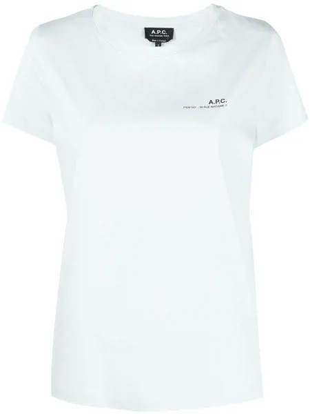 A.P.C. футболка с логотипом