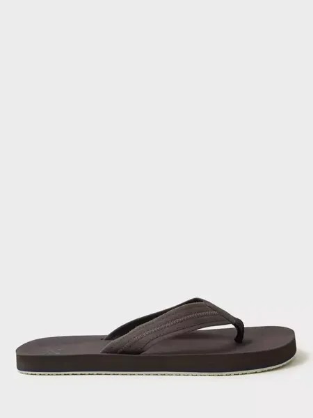 Шлепанцы Crew Clothing Daniel, цвет chocolate brown