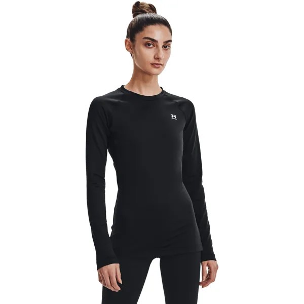 Лонгслив женский Under Armour 1368701-001 черный 46-48 RU