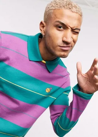 Футболка-поло в стиле регби в разноцветную полоску Puma x The Hundreds-Мульти