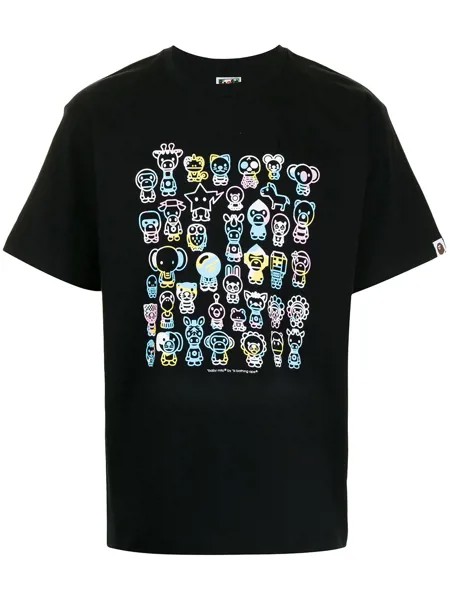 A BATHING APE® футболка New Multi Camo A To Z
