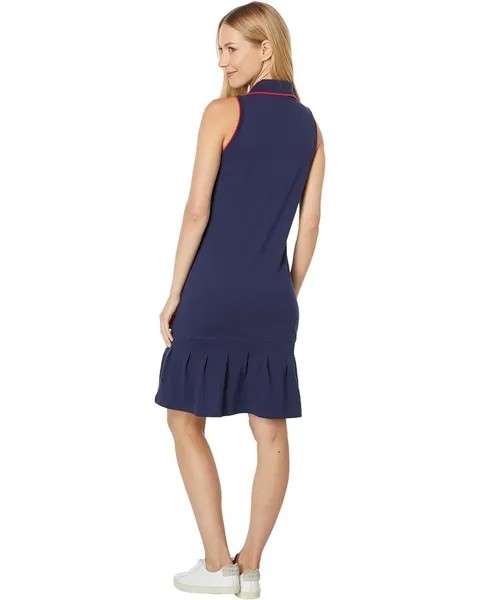 Платье U.S. POLO ASSN. Sleeveless Split-Neck Polo Dress, цвет Classic Navy