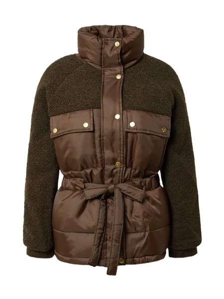 Межсезонная куртка Urban Classics SHERPA, темно коричневый