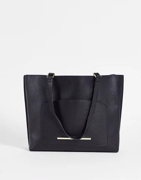 Черная сумка-тоут с кошельком для мелочи и сумкой через плечо Steve Madden-Черный