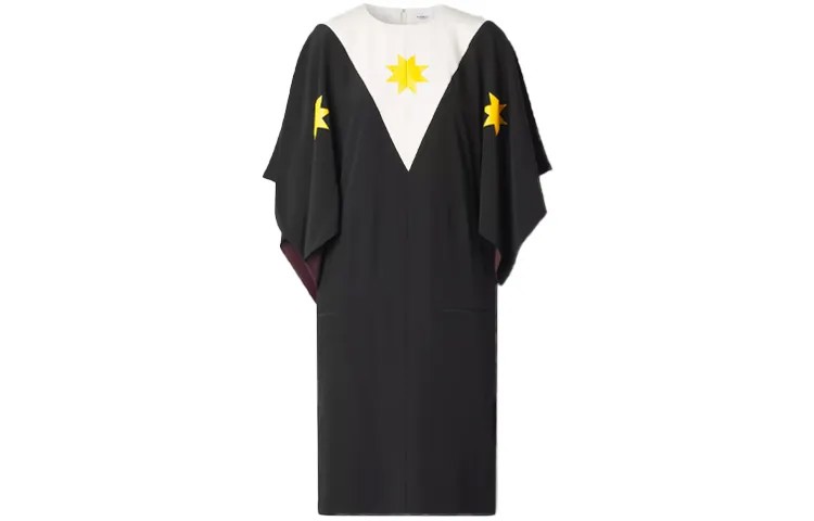 Burberry Женские шорты-платье с рукавами, цвет Black