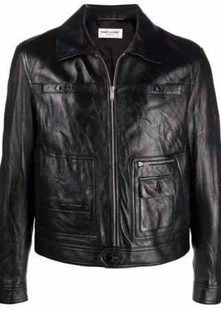 Saint Laurent бомбер на молнии