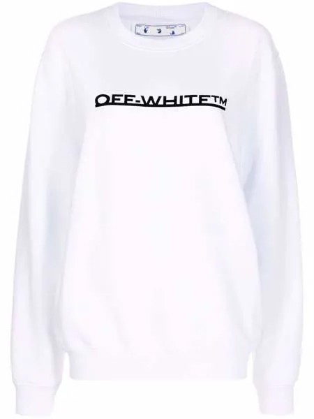 Off-White толстовка с логотипом