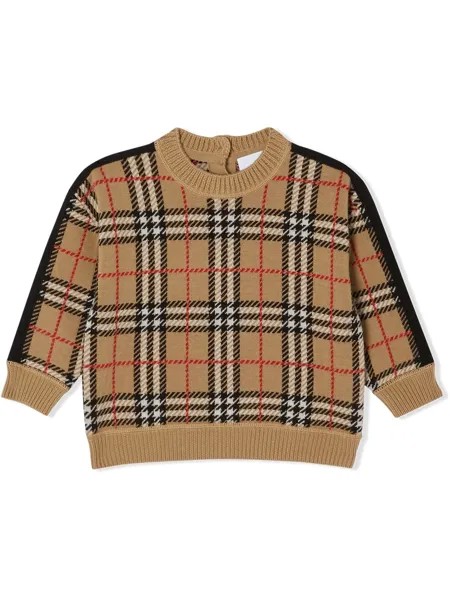 Burberry Kids толстовка в клетку