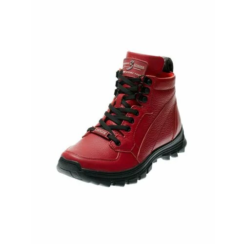 Ботинки B&G, размер 34, красный