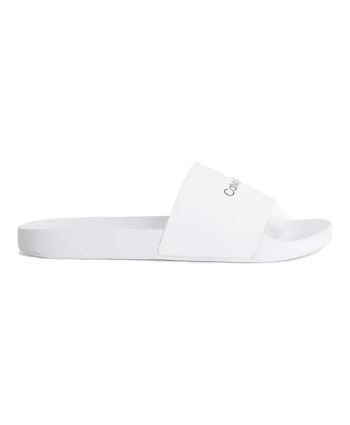 Резиновые шлепанцы Calvin Klein, белый