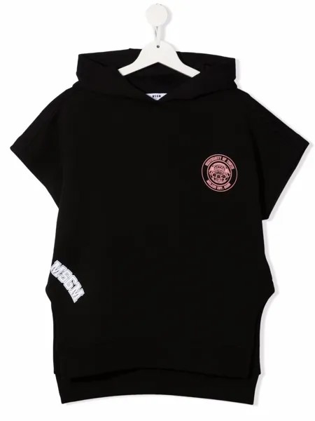MSGM Kids худи с короткими рукавами