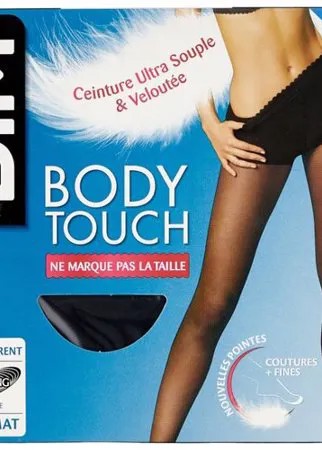 Колготки DIM Body Touch Voile 20 den, размер 2, noir (черный)