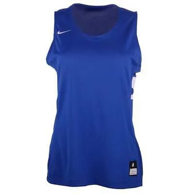 Баскетбольная майка Nike National V-образным вырезом женская синяя повседневная спортивная 932194-494