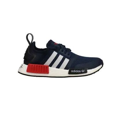 Adidas Nmd_R1 Молодежные кроссовки на шнуровке для мальчиков Синие повседневные кроссовки FV1693