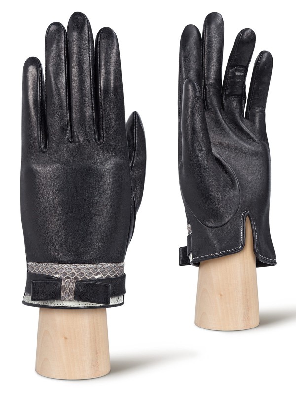 Перчатки женские Eleganzza IS289 черные 6.5