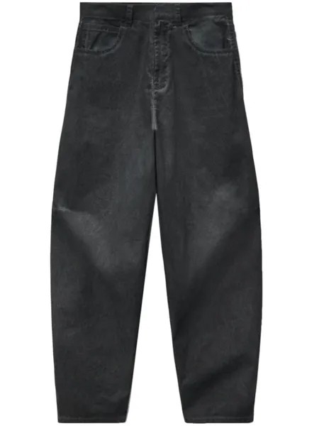 Alexander Wang прямые джинсы средней посадки, серый