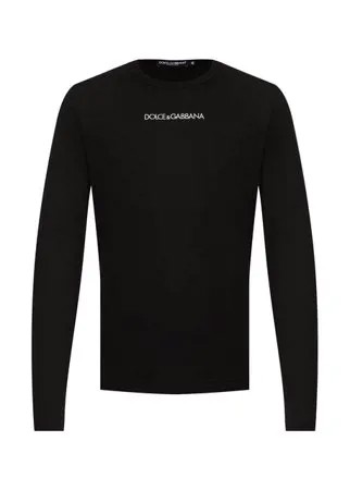 Хлопковый лонгслив Dolce & Gabbana