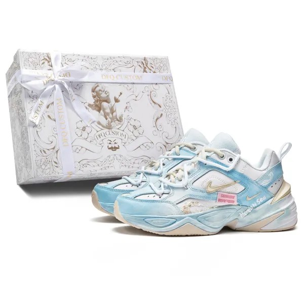 Кроссовки Nike M2K Chunky Sneakers Women's Low-top Blue, синий