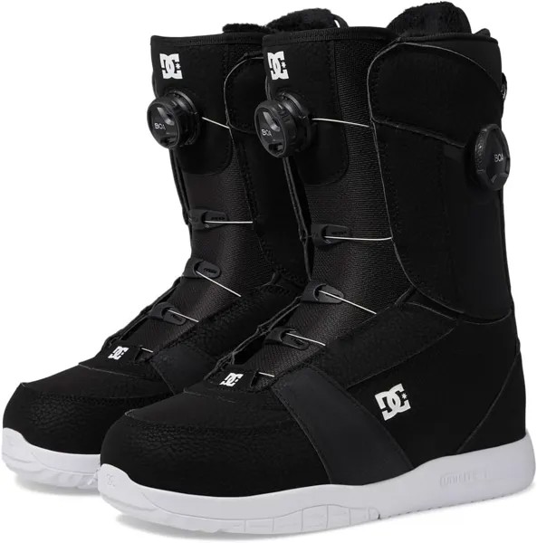 Ботинки Lotus Boa Snowboard Boots DC, цвет Black/White